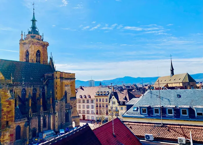 Lumineux A Avec Terrasse, Parking Et Wifi - 5 Min Du Centre - Fr-1-722-1 Кольмар